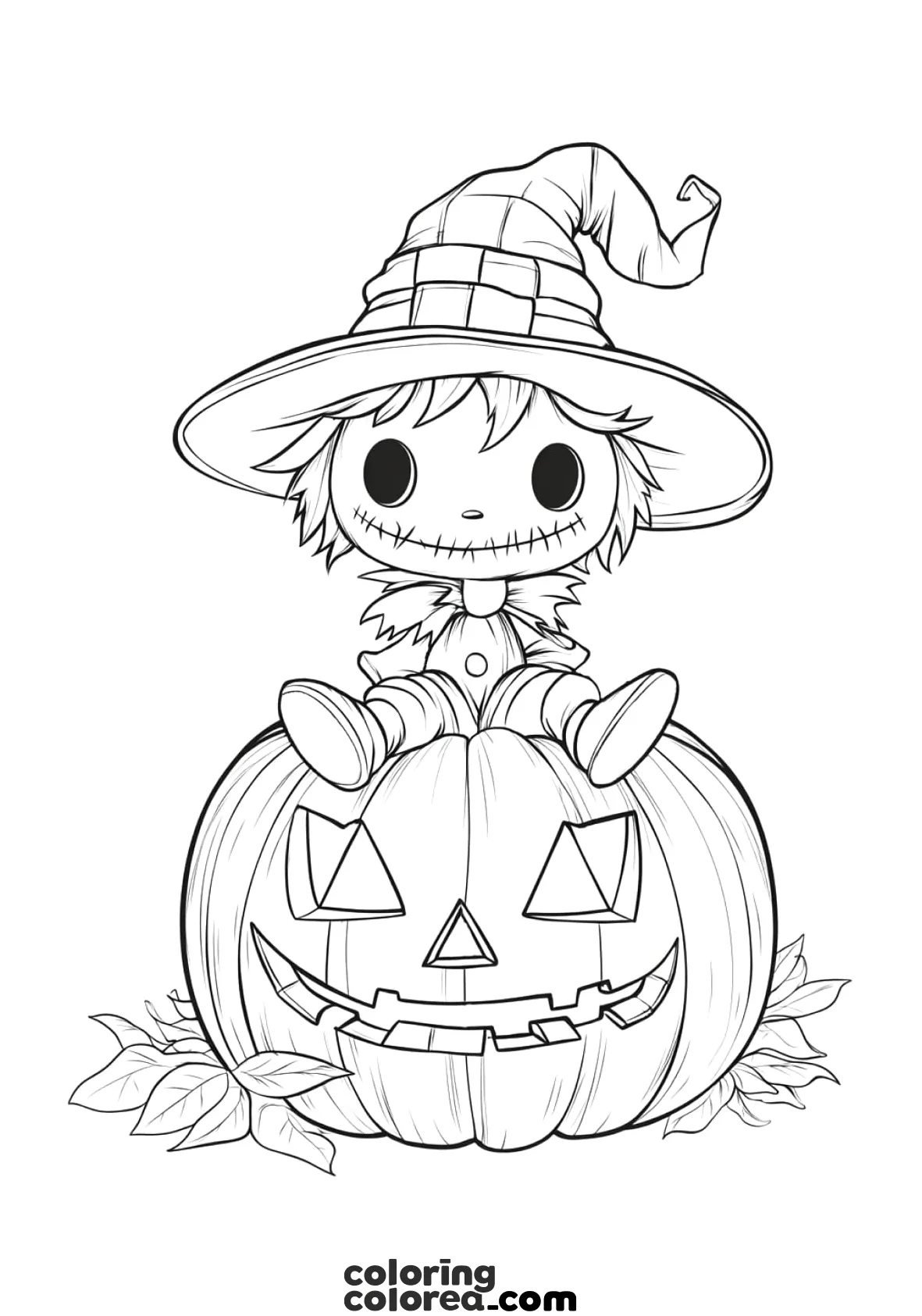 Dibujo para colorear gratis de Halloween